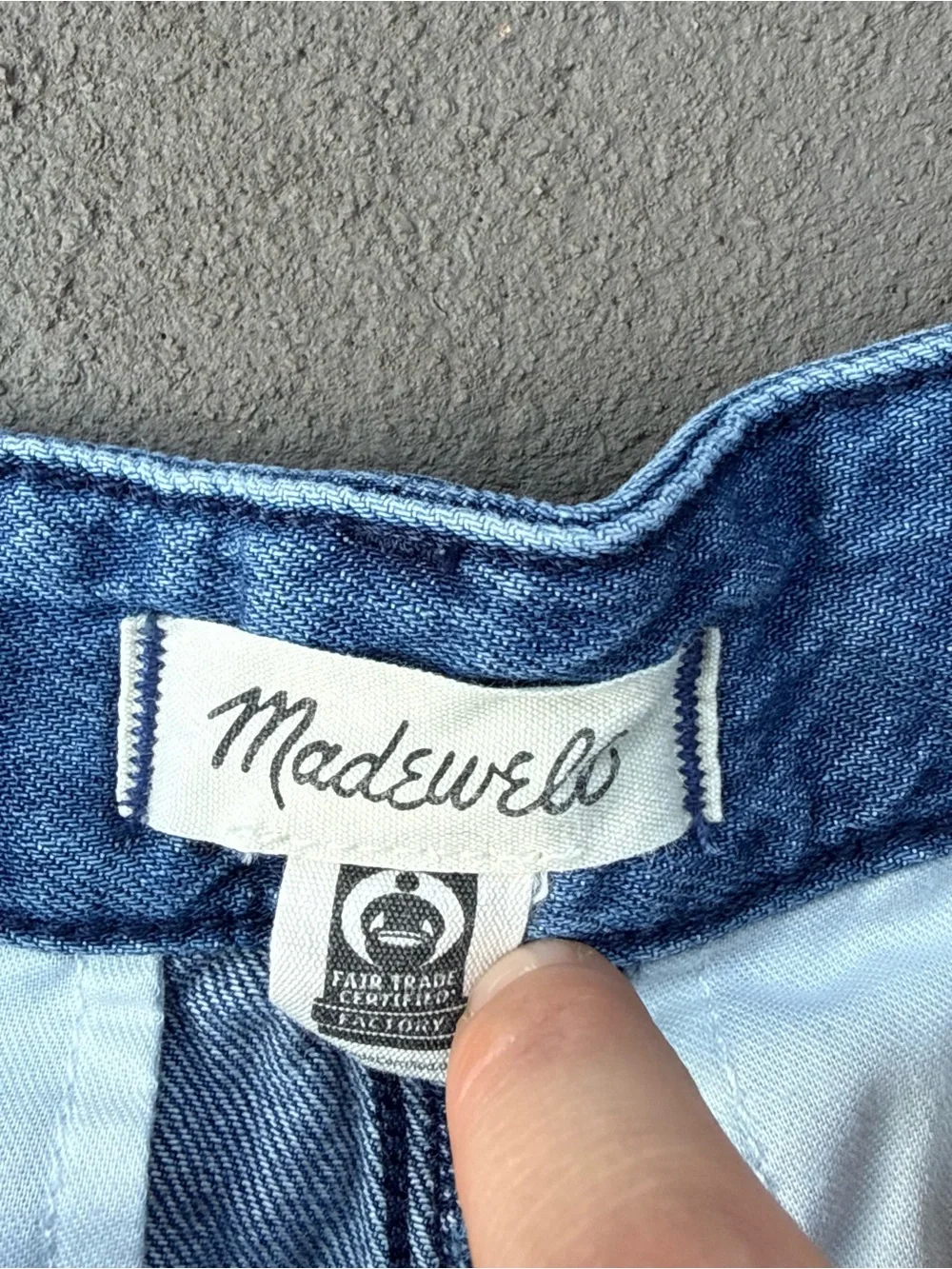 Madewell The Harlow Superwide-Leg Denim Shorts Size 29